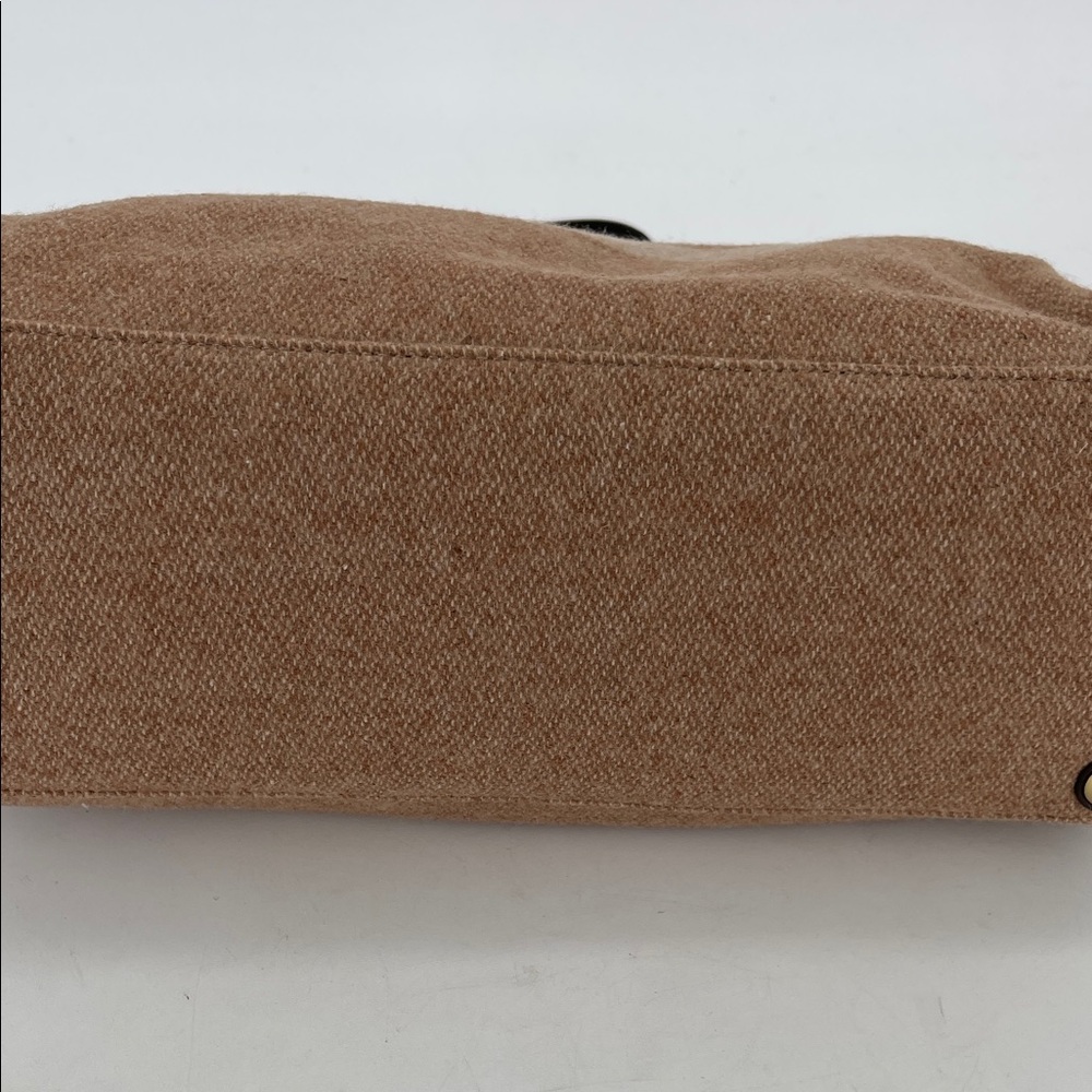 NWOT Coach Signature Stripe Wool Satchel — Style #F24784 - Picture 8 of 12
